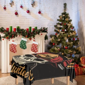 Volunteer Firefighter Print Tablecloth Kitchen Home Decor