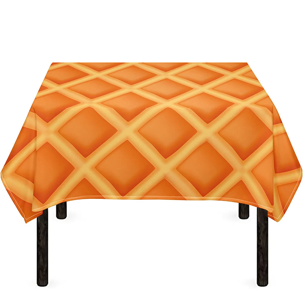Waffle Print Tablecloth Kitchen Home Decor Waffle Print Tablecloth Kitchen Home Decor
