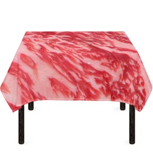 Wagyu Beef Meat Print Tablecloth Kitchen Home Decor