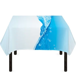 Water Wave Print Tablecloth Kitchen Home Decor