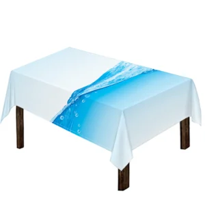 Water Wave Print Tablecloth Kitchen Home Decor