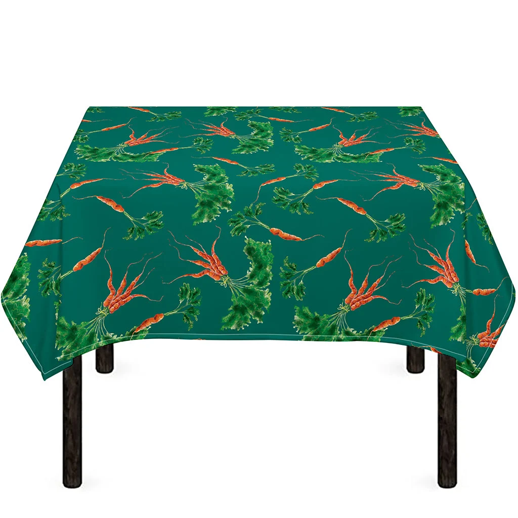 Watercolor Carrot Pattern Print Tablecloth Kitchen Home Decor Watercolor Carrot Pattern Print Tablecloth Kitchen Home Decor
