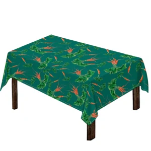 Watercolor Carrot Pattern Print Tablecloth Kitchen Home Decor