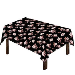 Watercolor Cherry Blossom Pattern Print Tablecloth Kitchen Home Decor