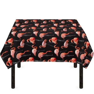 Watercolor Flamingo Pattern Print Tablecloth Kitchen Home Decor
