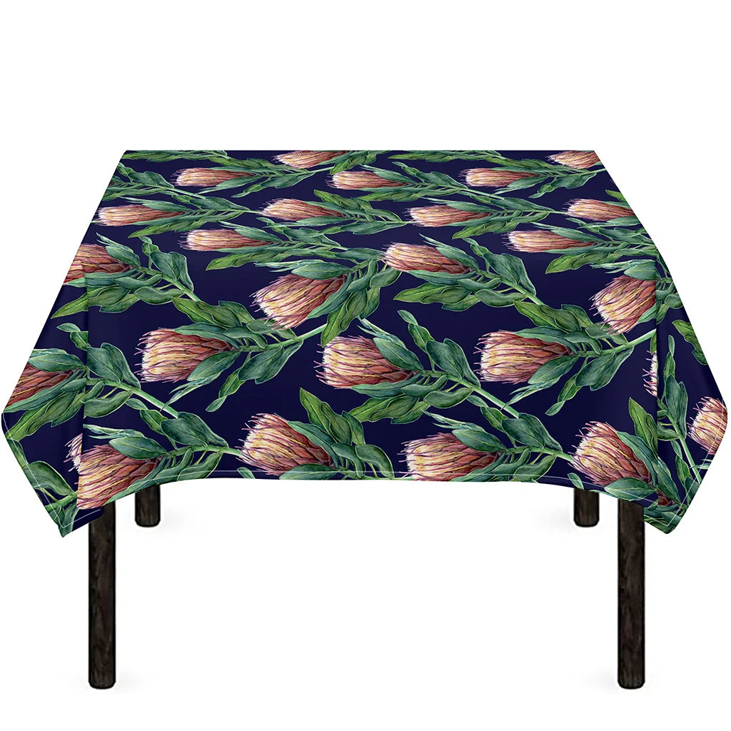 Watercolor Protea Pattern Print Tablecloth Kitchen Home Decor Watercolor Protea Pattern Print Tablecloth Kitchen Home Decor