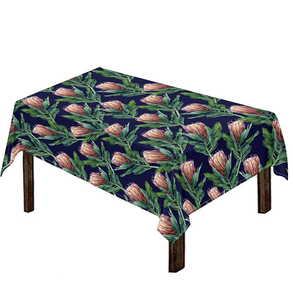 Watercolor Protea Pattern Print Tablecloth Kitchen Home Decor Watercolor Protea Pattern Print Tablecloth Kitchen Home Decor