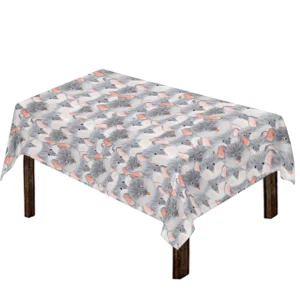 Watercolor Rat Pattern Print Tablecloth Kitchen Home Decor
