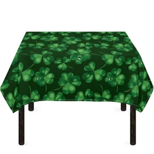 Watercolor Saint Patrick's Day Print Tablecloth Kitchen Home Decor