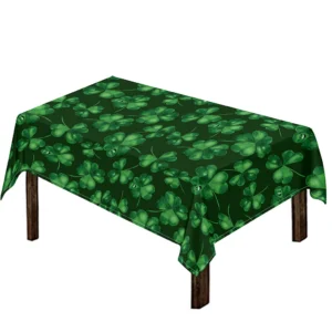 Watercolor Saint Patrick's Day Print Tablecloth Kitchen Home Decor
