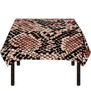 Watercolor Snakeskin Print Tablecloth Kitchen Home Decor