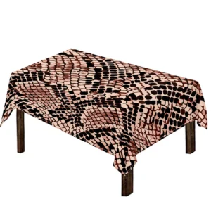Watercolor Snakeskin Print Tablecloth Kitchen Home Decor