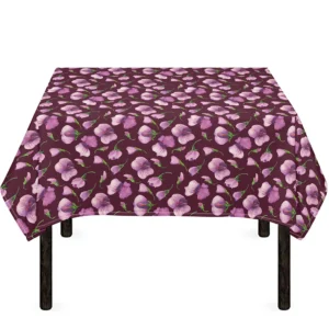 Watercolor Sweet Pea Pattern Print Tablecloth Kitchen Home Decor