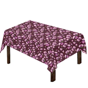 Watercolor Sweet Pea Pattern Print Tablecloth Kitchen Home Decor