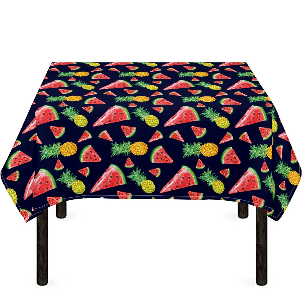 Watercolor Tropical Pattern Print Tablecloth Kitchen Home Decor Watercolor Tropical Pattern Print Tablecloth Kitchen Home Decor