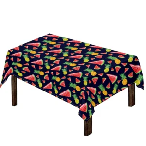 Watercolor Tropical Pattern Print Tablecloth Kitchen Home Decor
