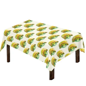 Watercolor Turtle Pattern Print Tablecloth Kitchen Home Decor