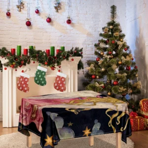 Watercolor Virgo Zodiac Sign Print Tablecloth Kitchen Home Decor