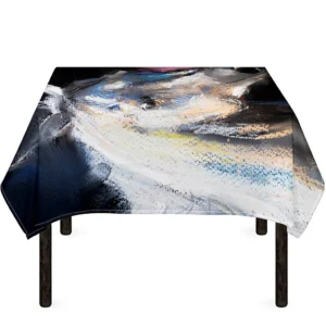 White Horse Portrait Print Tablecloth Kitchen Decor Home Decor