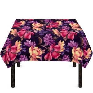 Wild Flower Print Tablecloth Kitchen Decor Home Decor