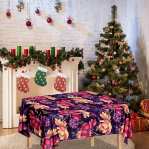 Wild Flower Print Tablecloth Kitchen Decor Home Decor