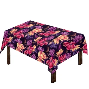 Wild Flower Print Tablecloth Kitchen Decor Home Decor