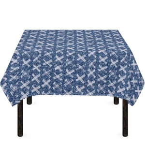 X Cross Denim Jeans Pattern Print Tablecloth Kitchen Decor Home Decor