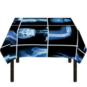 X-Ray Film Radiology Print Tablecloth Kitchen Decor Home Decor