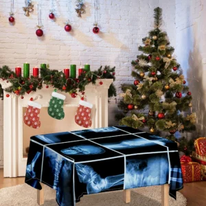 X-Ray Film Radiology Print Tablecloth Kitchen Decor Home Decor