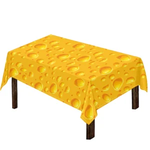 Yellow Cheese Print Tablecloth Kitchen Decor Home Decor