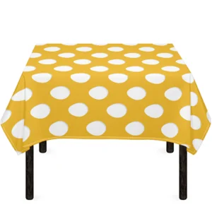 Yellow Eggs Pattern Print Tablecloth Kitchen Decor Home Decor