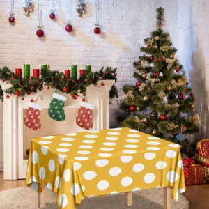 Yellow Eggs Pattern Print Tablecloth Kitchen Decor Home Decor