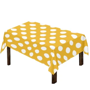 Yellow Eggs Pattern Print Tablecloth Kitchen Decor Home Decor