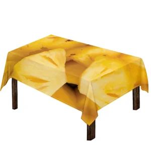 Yellow Pineapple Pieces Print Tablecloth Kitchen Decor Home Decor
