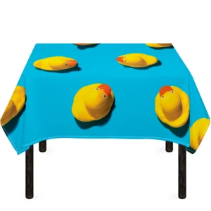 Yellow Rubber Ducks Print Tablecloth Kitchen Decor Home Decor