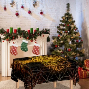 Yggdrasil Tree Of Life Print Tablecloth Kitchen Decor Home Decor