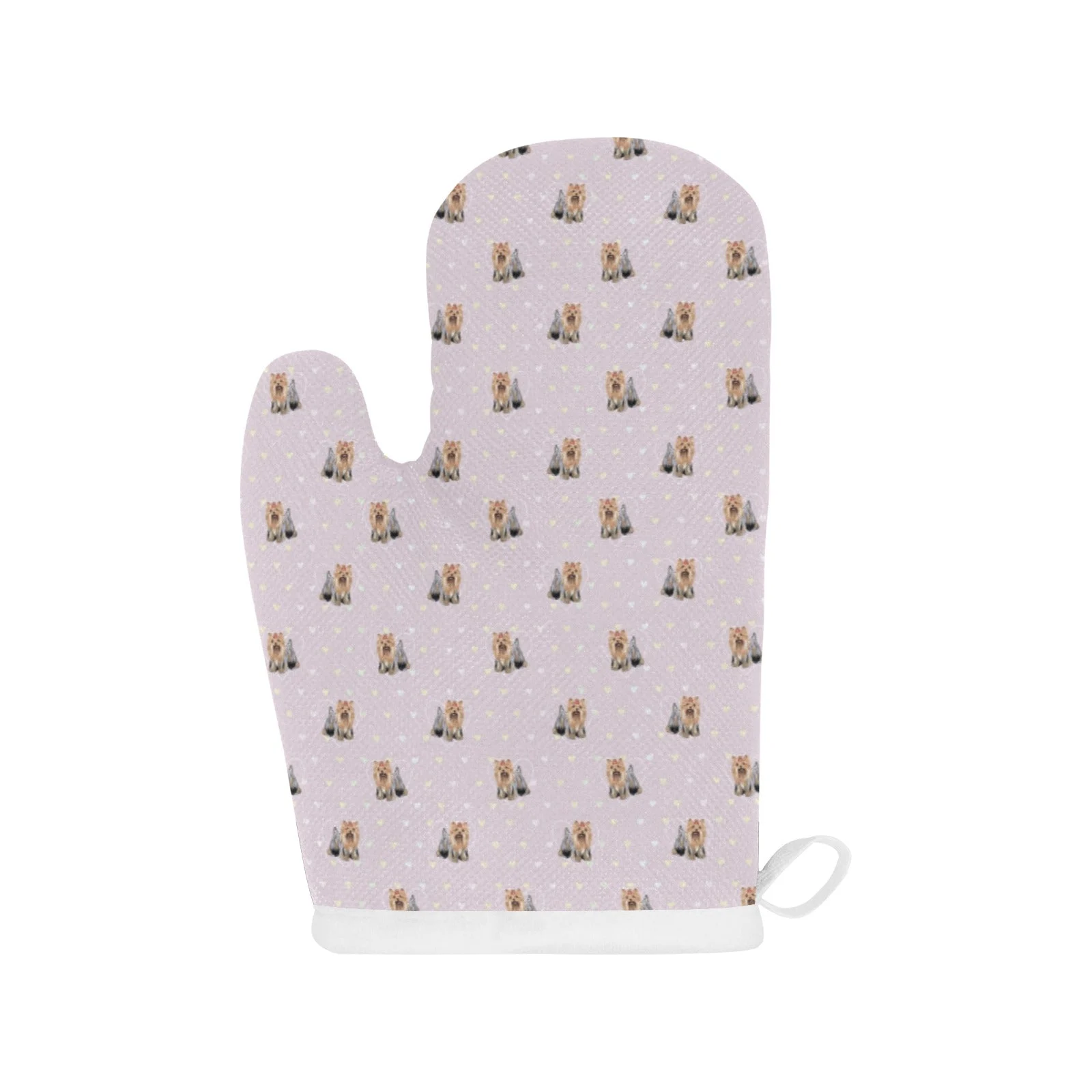 Yorkshire Terrier Pattern Print Design 02 Heat Resistant Oven Mitts & Pot Holders Set Yorkshire Terrier Pattern Print Design 02 Heat Resistant Oven Mitts & Pot Holders Set