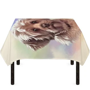 Yorkshire Terrier Portrait Print Tablecloth Kitchen Decor Home Decor