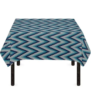 Zigzag Knitted Pattern Print Tablecloth Kitchen Decor Home Decor