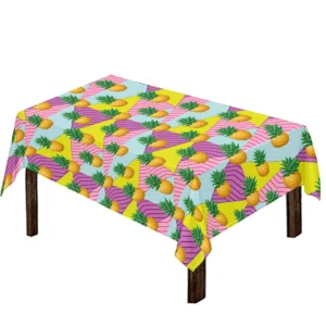 Zigzag Pineapple Pattern Print Tablecloth Kitchen Decor Home Decor