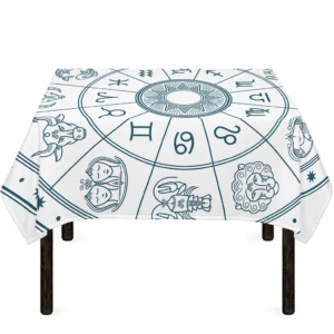 Zodiac Astrology Signs Print Tablecloth Kitchen Decor Home Decor