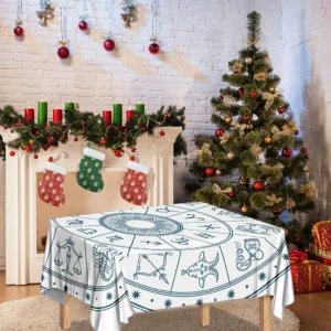 Zodiac Astrology Signs Print Tablecloth Kitchen Decor Home Decor