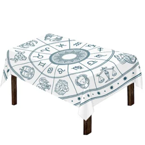 Zodiac Astrology Signs Print Tablecloth Kitchen Decor Home Decor