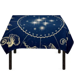 Zodiac Astrology Symbols Print Tablecloth Kitchen Decor Home Decor