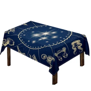 Zodiac Astrology Symbols Print Tablecloth Kitchen Decor Home Decor