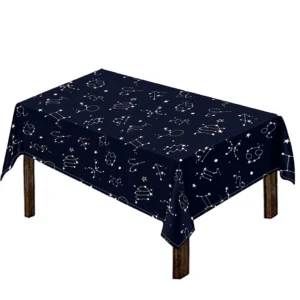 Zodiac Star Signs Pattern Print Tablecloth Kitchen Decor Home Decor