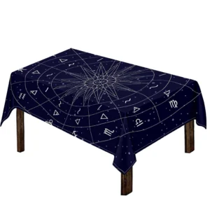 Zodiac Symbols Circle Print Tablecloth Kitchen Decor Home Decor