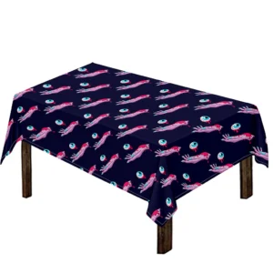 Zombie Eyeball Pattern Print Tablecloth Kitchen Decor Home Decor
