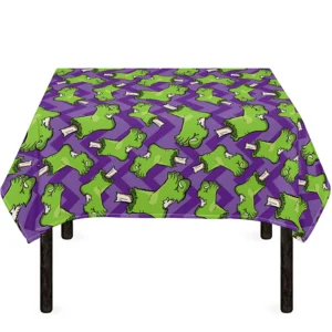 Zombie Foot Pattern Print Tablecloth Kitchen Decor Home Decor